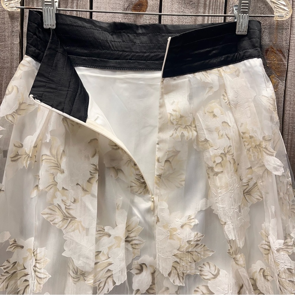 Imperfect NWT Ryu skirt mesh overlay pleated‎ cocktail skirt small medium? - Picture 6 of 16